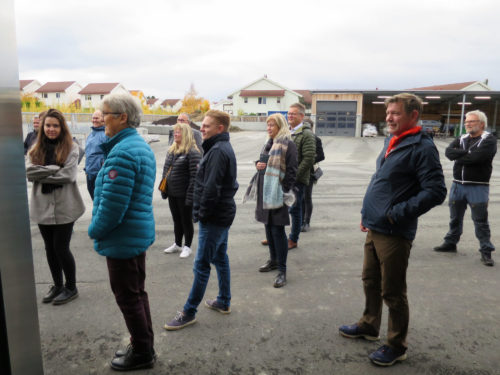 Fra kurs i admiistrasjon av gravplasser i oktober 2020 i Stjørdal. Her på befaring til nye Charlottenlund i Trondheim.